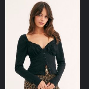 Free People Ladybug Long Sleeve Top